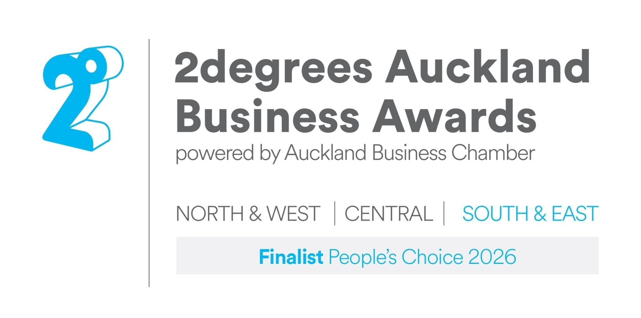 We are a Finalist for 2026 2degrees Auckland Business Awards People's Choice Award!