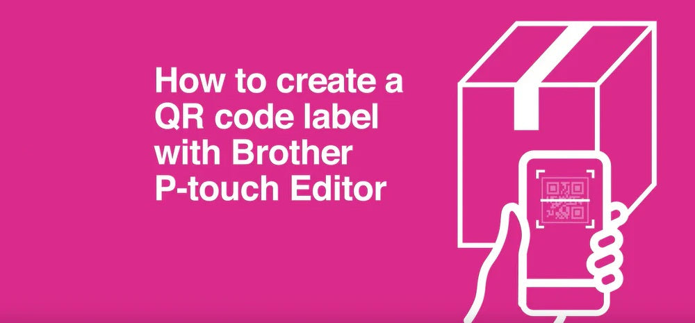 How to make QR Codes with the Brother P-Touch Editor