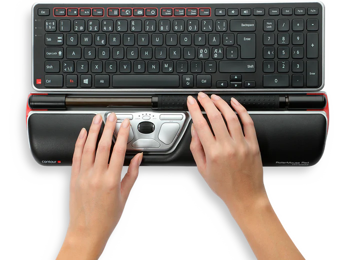 Introducing the Contour Roller Mouse Red