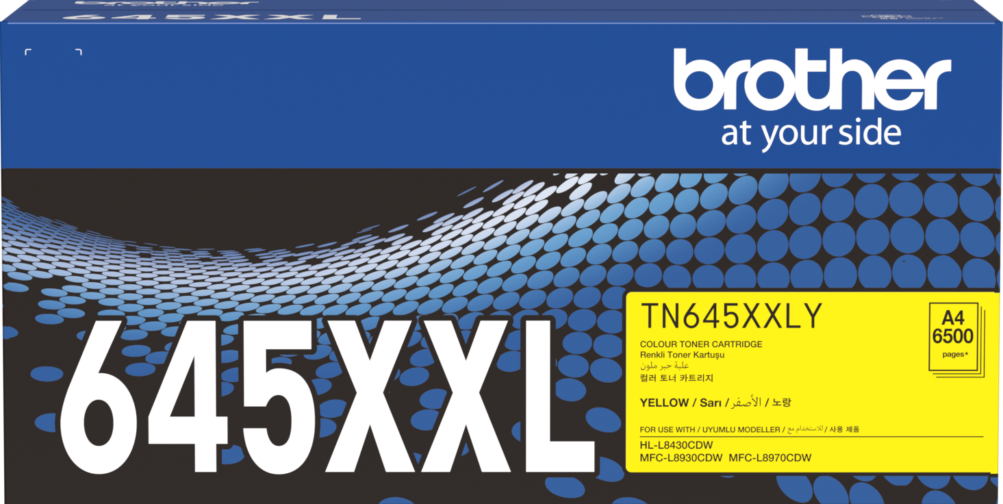 TN645XXLY Brother Super High Capacity Yellow Toner