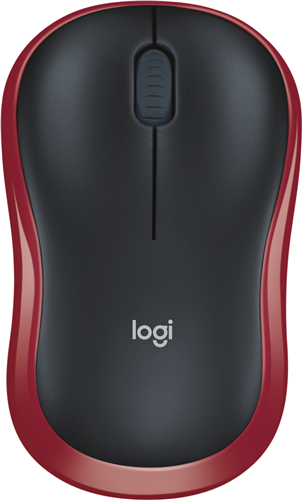 Logitech M185 Wireless Mouse - RED