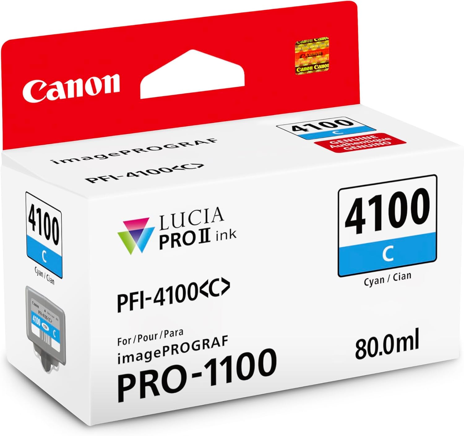 PFI-4100C Canon Cyan Ink Tank