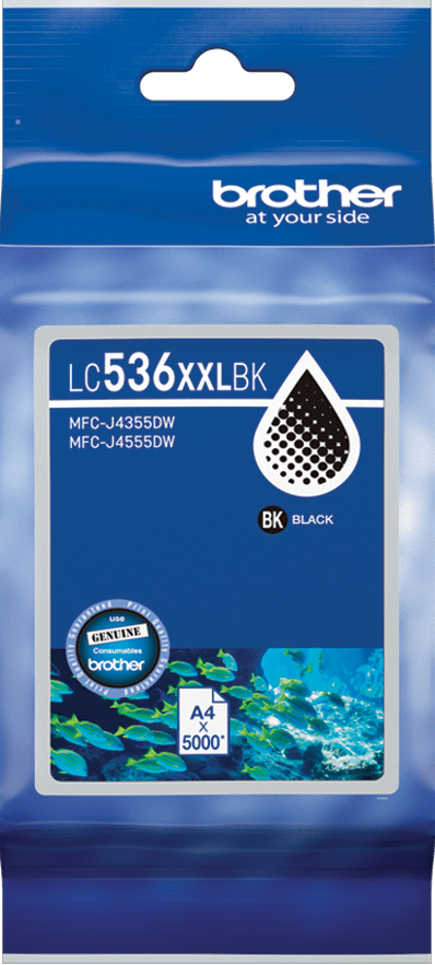 LC536XXLBK Brother Super Hi Yield Black Ink Cartridge