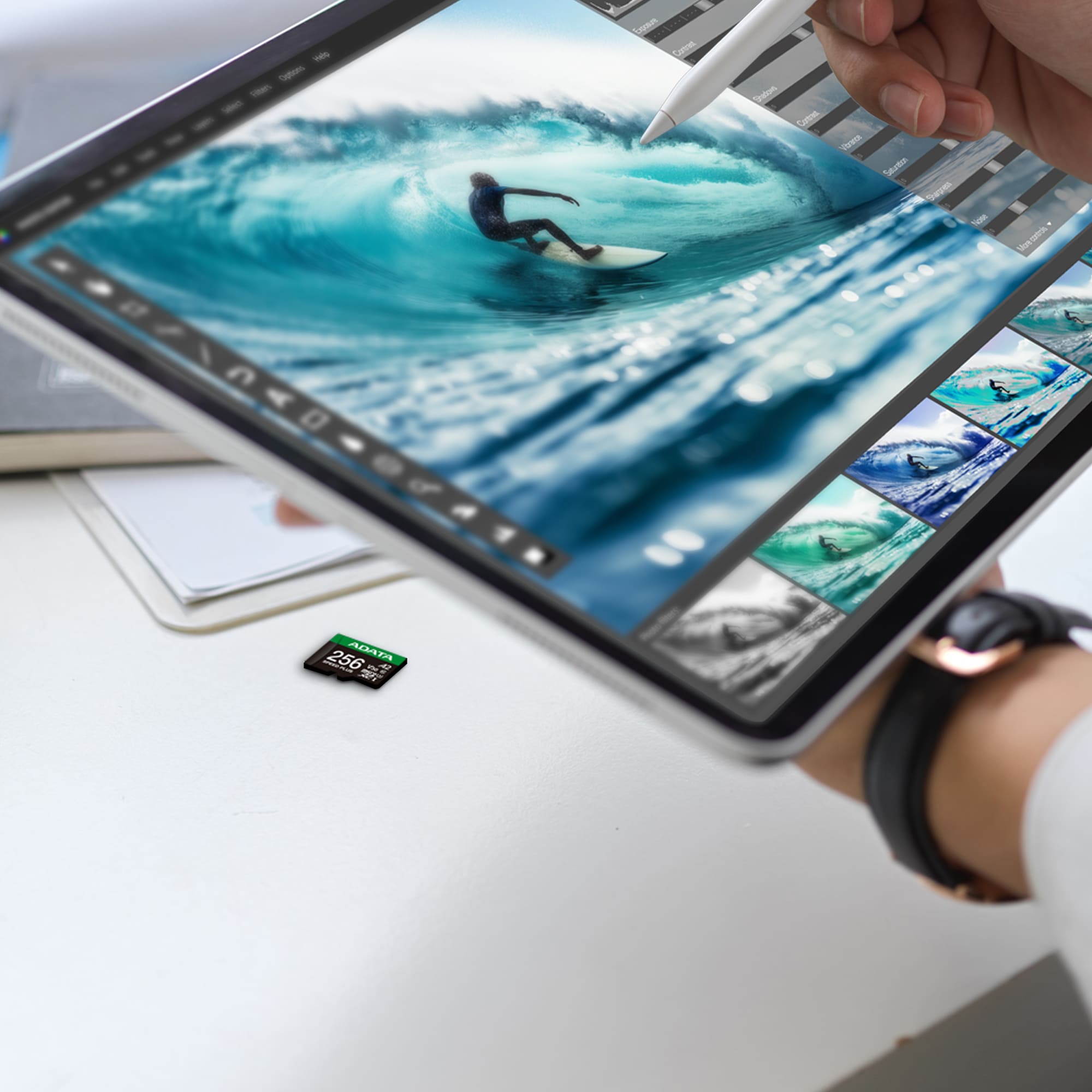 ADATA Speed Plus microSDXC Card with Adapter - 128GB