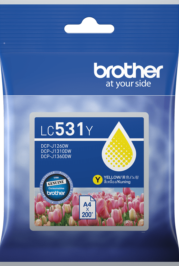 LC531Y Brother Yellow Ink Cartridge