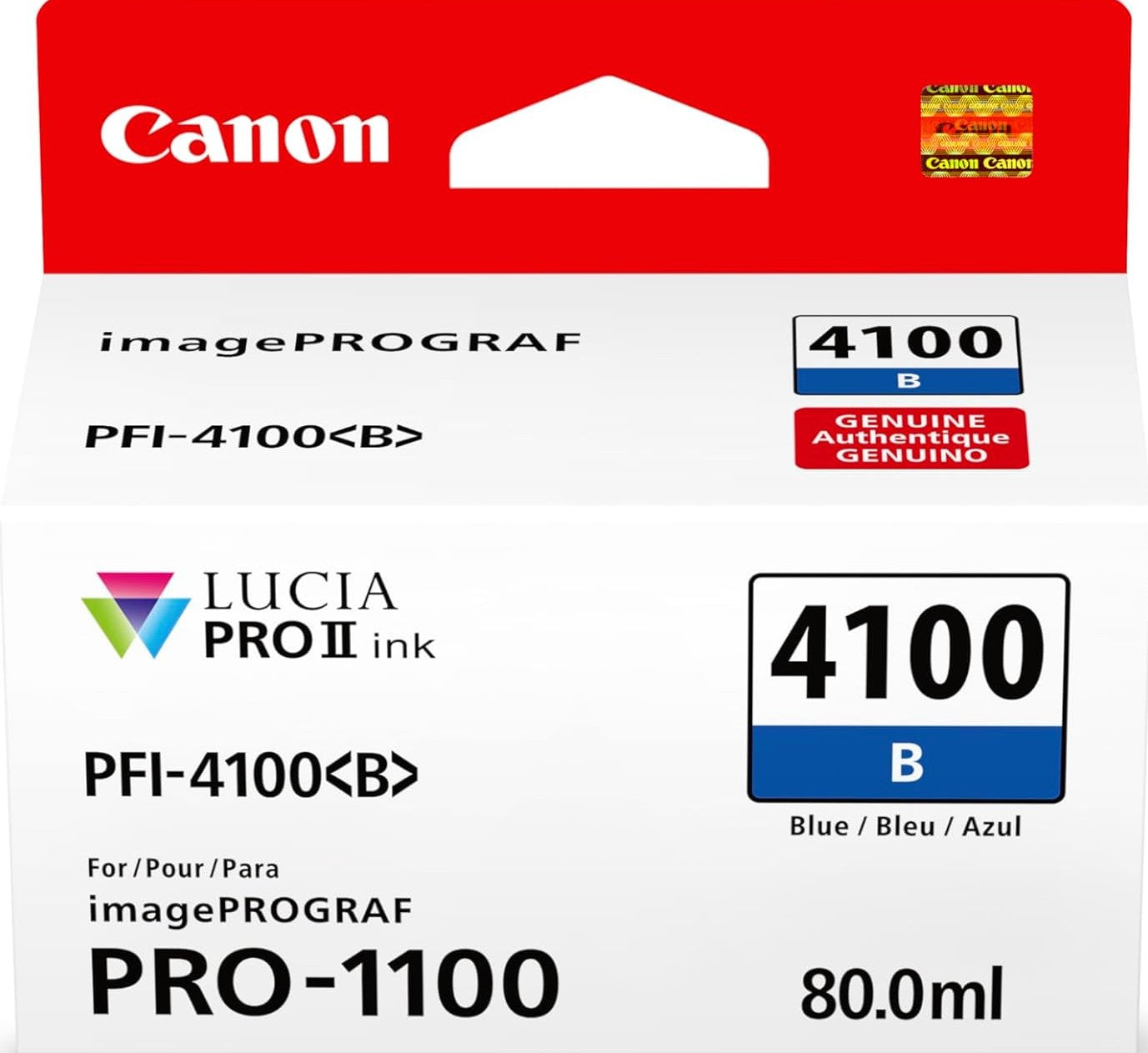 PFI-4100B Canon Blue Ink Tank