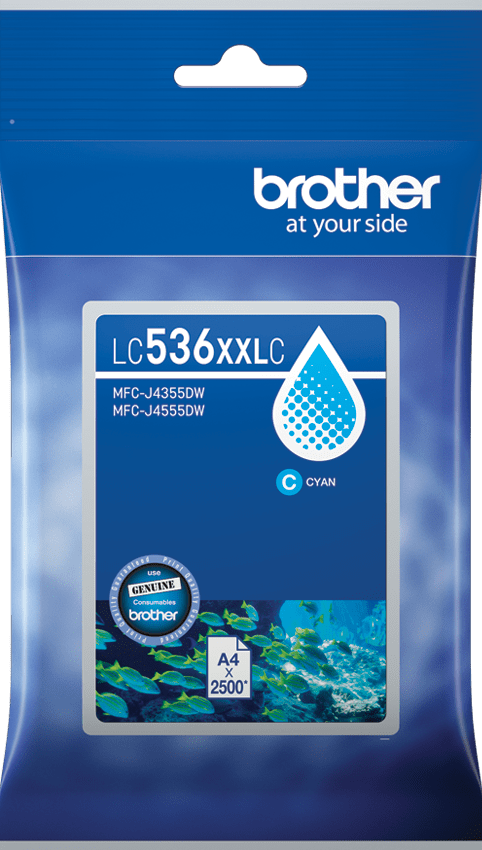 LC536XXLC Brother Super Hi Yield Cyan Ink Cartridge