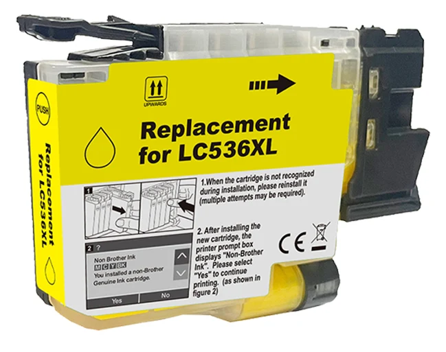 LC536XLY Compatible High Yield Yellow Ink Cartridge