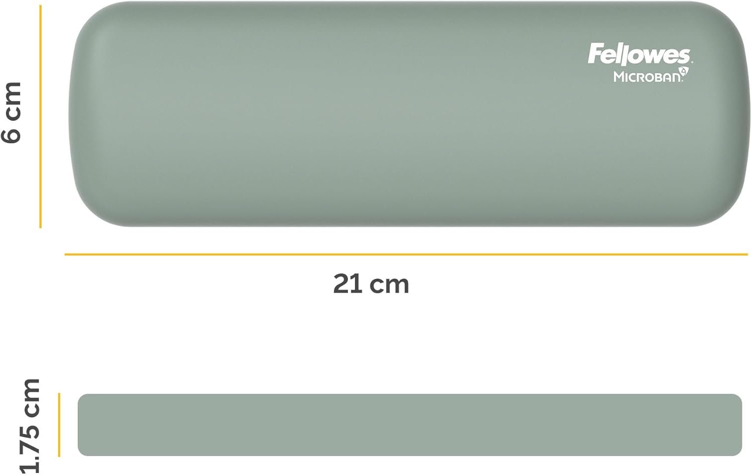 Fellowes Breyta Palm Rest Sage