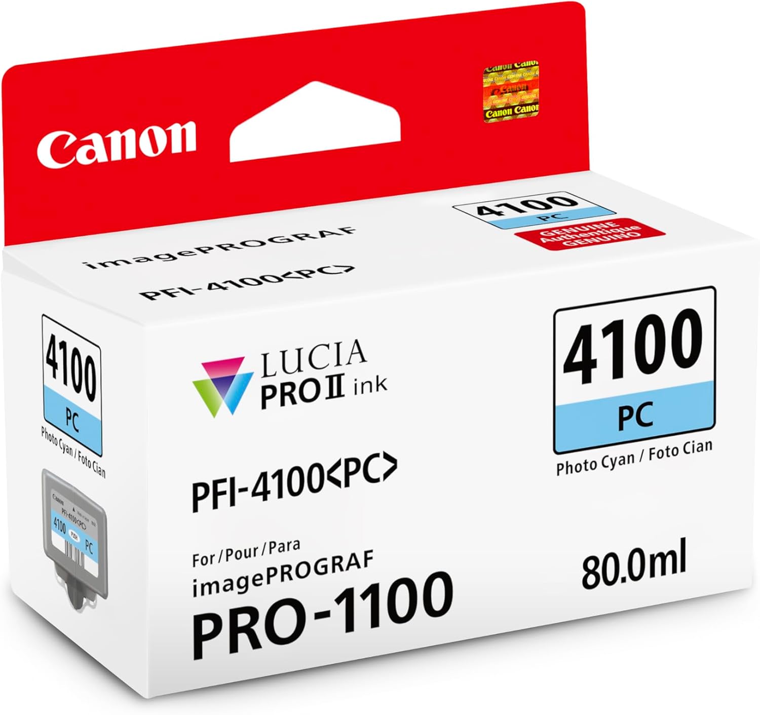 PFI-4100PC Canon Photo Cyan Ink Tank