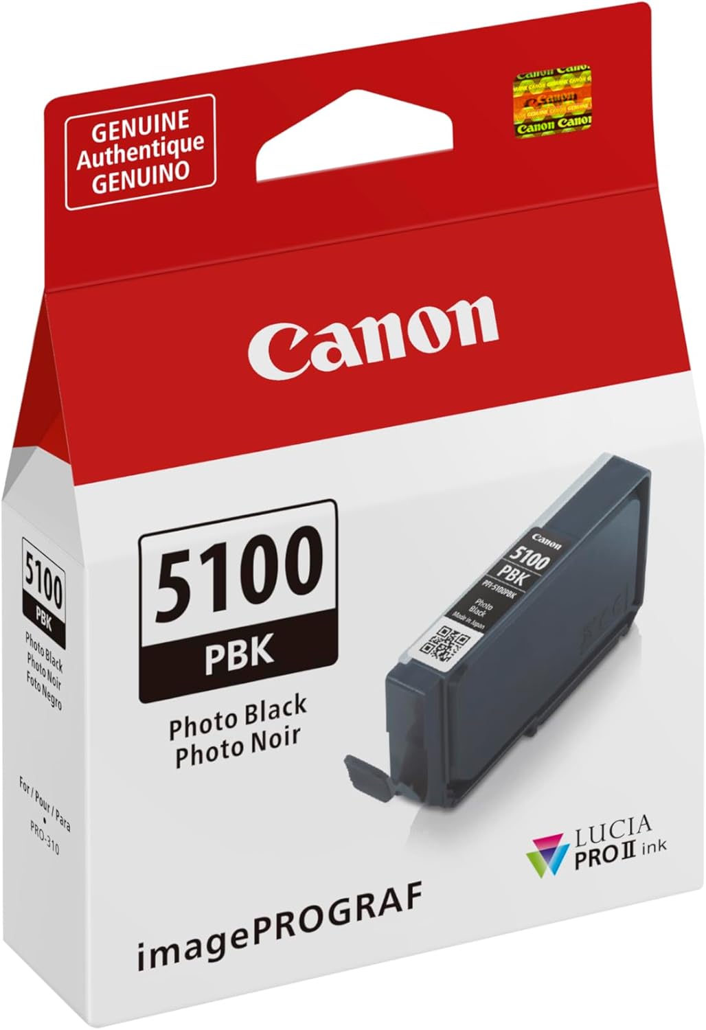 PFI-5100PBK Canon Photo Black Ink Tank