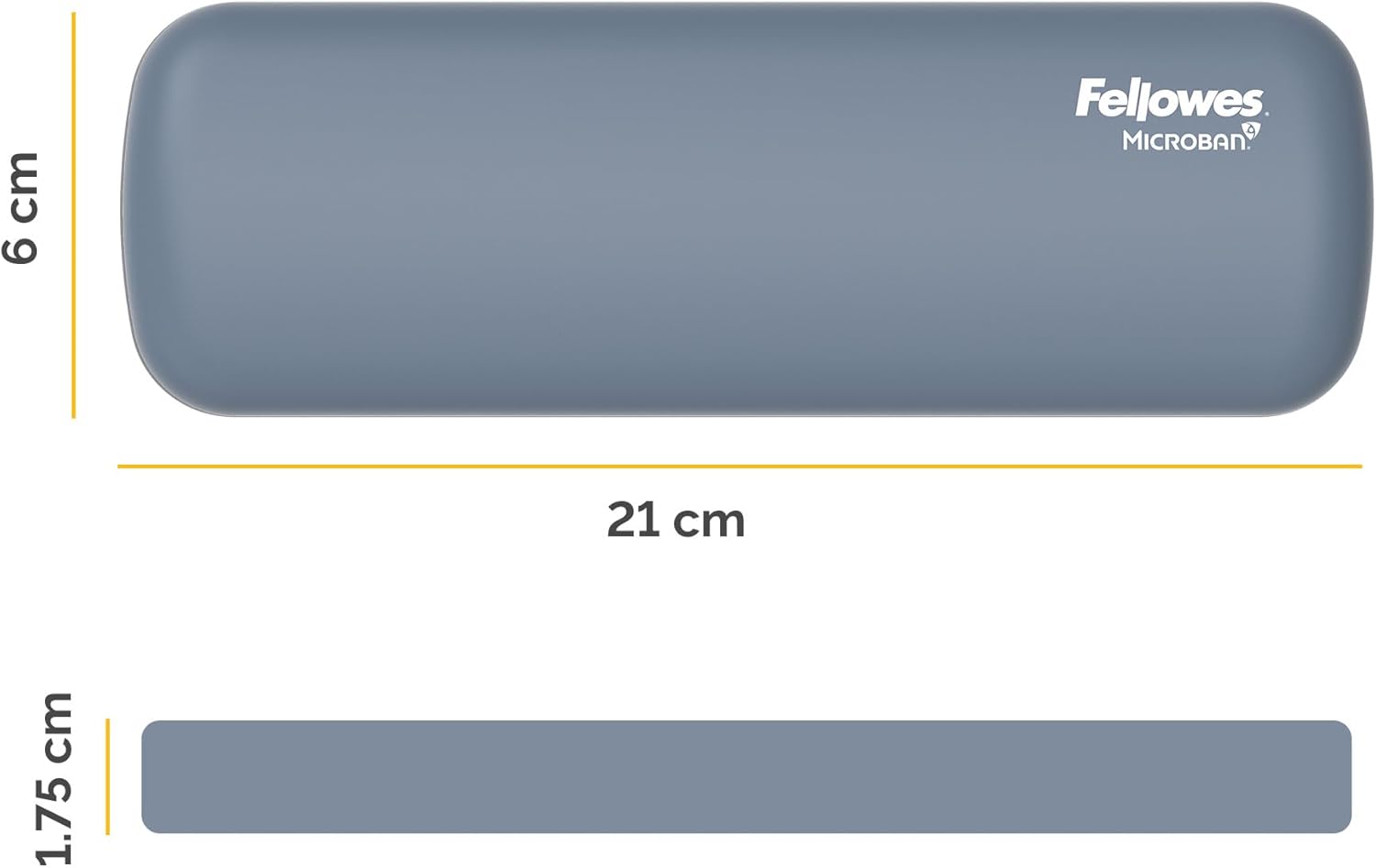 Fellowes Breyta Palm Rest Marine