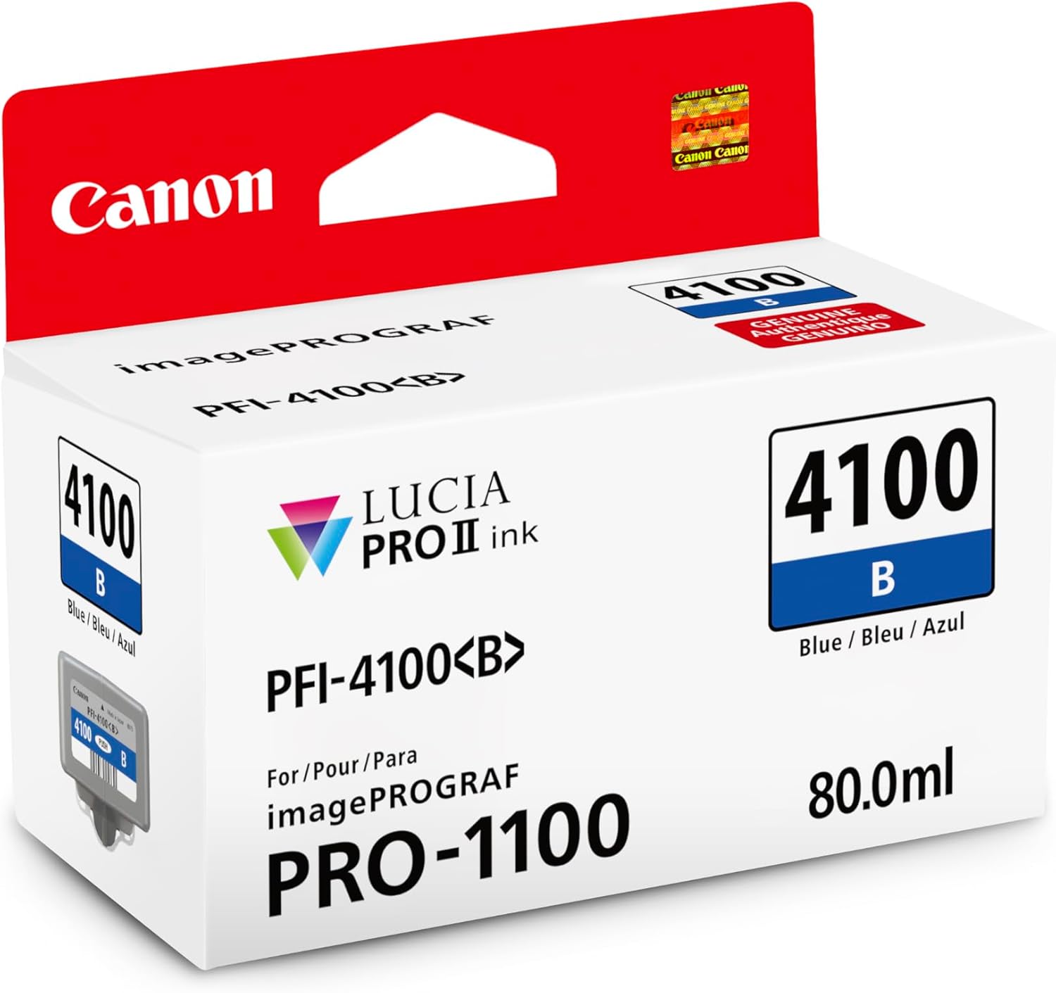 PFI-4100B Canon Blue Ink Tank