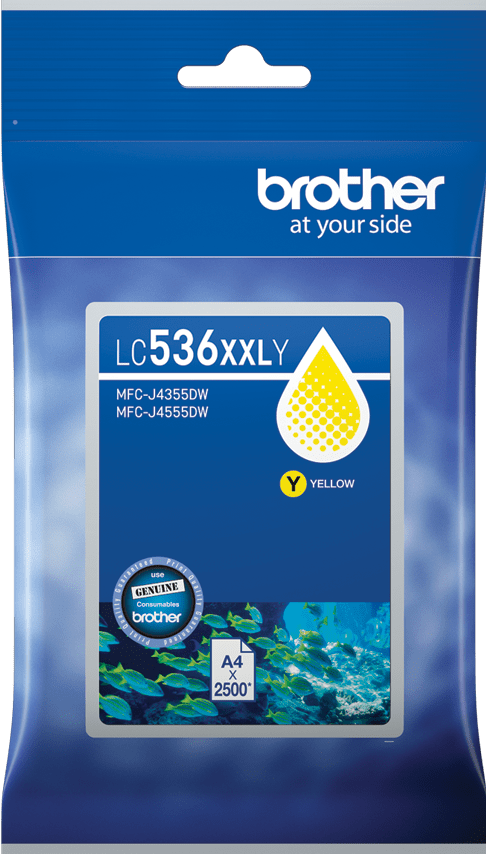 LC536XXLY Brother Super Hi Yield Yellow Ink Cartridge