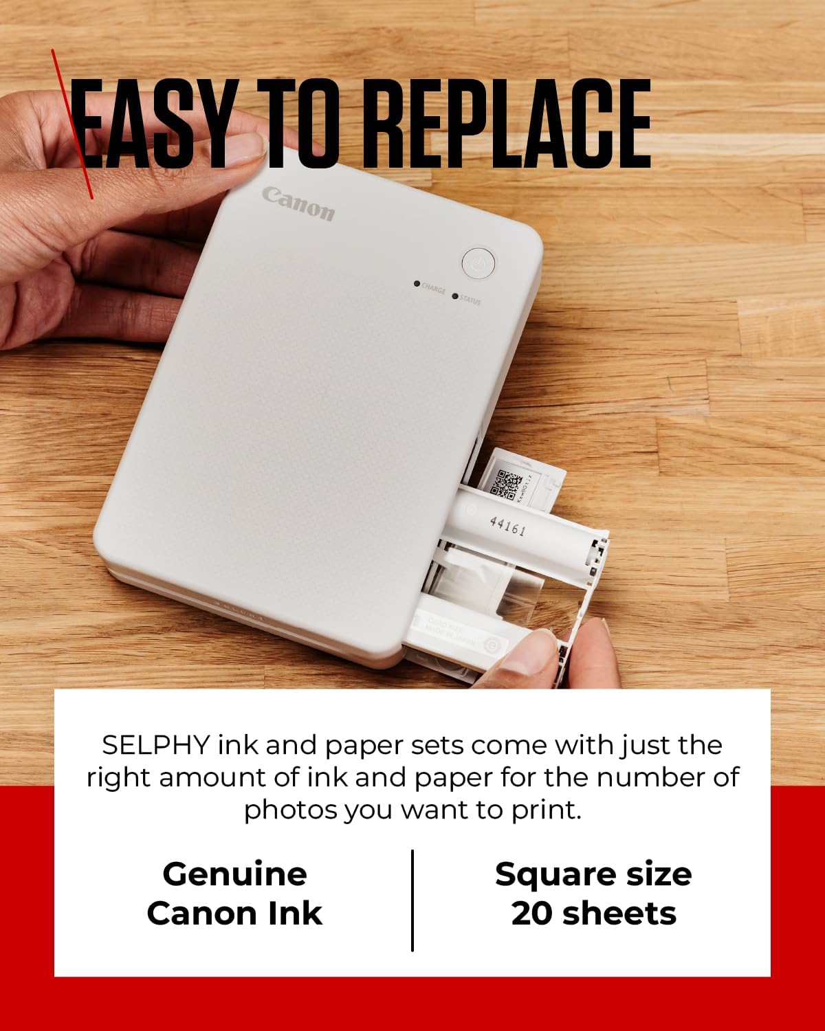 Canon Selphy XC-20L Photo Paper + Ink 20 Pack