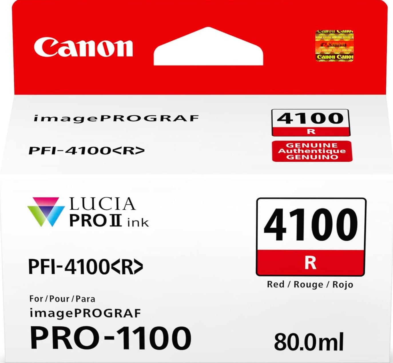 PFI-4100R Canon Red Ink Tank