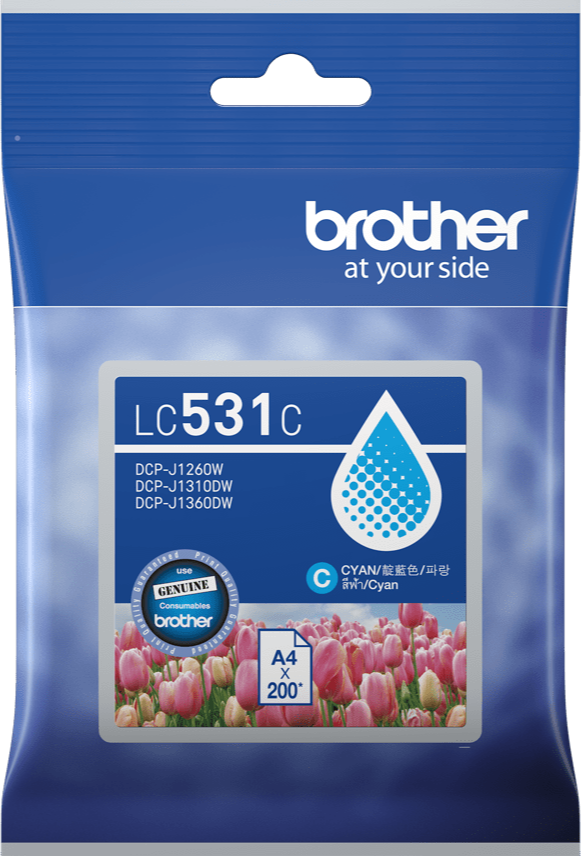 LC531C Brother Cyan Ink Cartridge