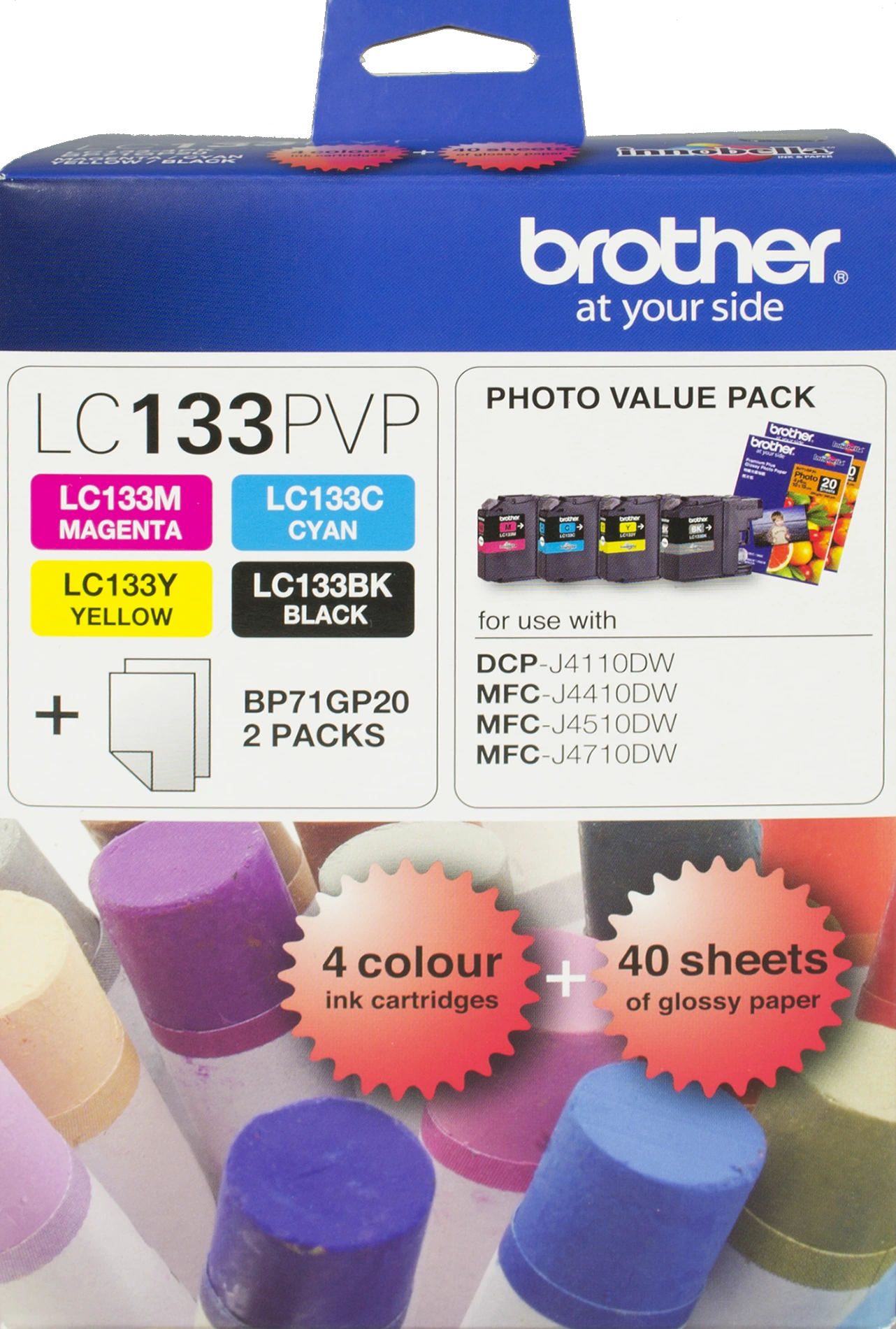 LC133PVP Brother Photo Value Pack