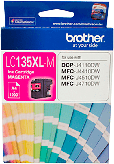 LC135XLM Brother Hi Yield Ink Magenta Ink Cartridge