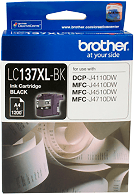 LC137XLBK Brother Hi Yield Black Ink Cartridge