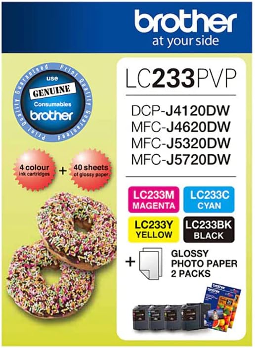 LC233PVP Brother Photo Value Ink Pack