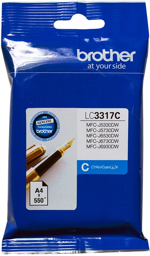 LC3317C Brother Cyan Ink Cartridge