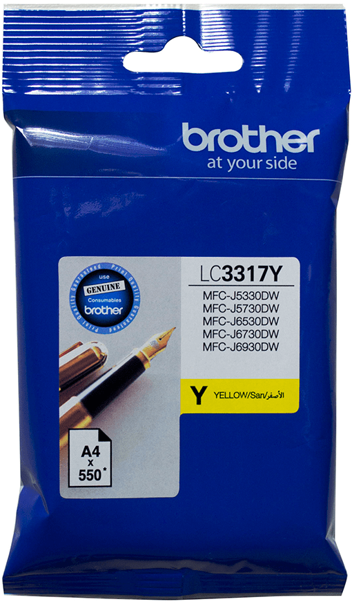 LC3317Y Brother Yellow Ink Cartridge