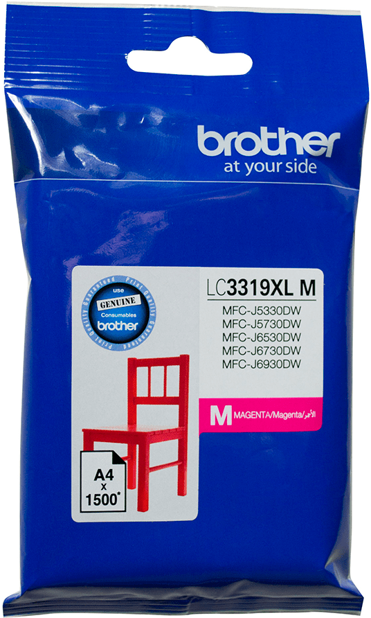 LC3319XLM Brother Hi Yield Ink Magenta Ink Cartridge