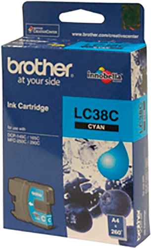 LC38C Brother Cyan Cartridge