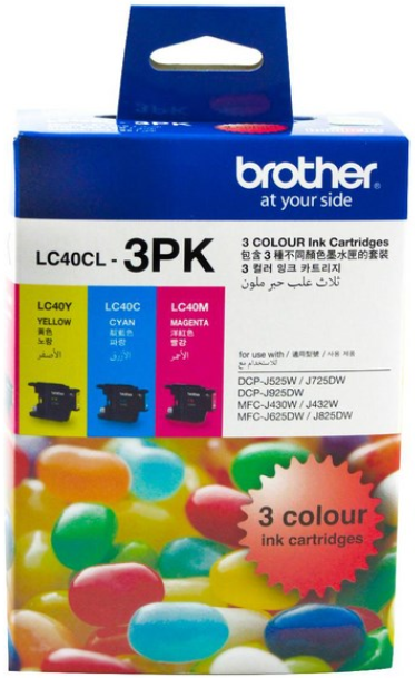 LC40CL3 Brother Colour 3 Pack
