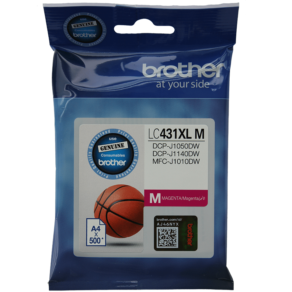 LC431XLM  Brother High Yield Magenta Ink Cartridge