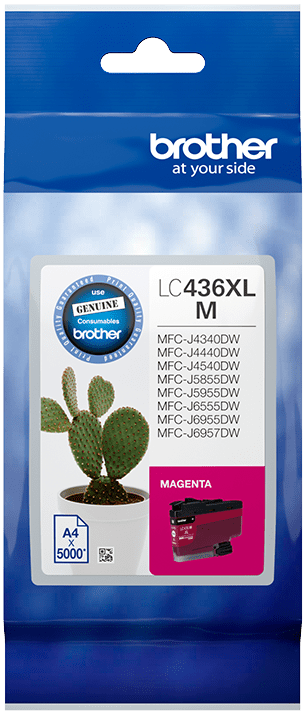 LC436XLM Brother Hi Yield Magenta Ink Cartridge