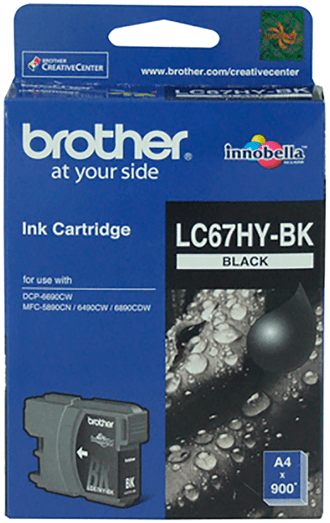 LC67HYBK Brother Hi Yield Black Ink