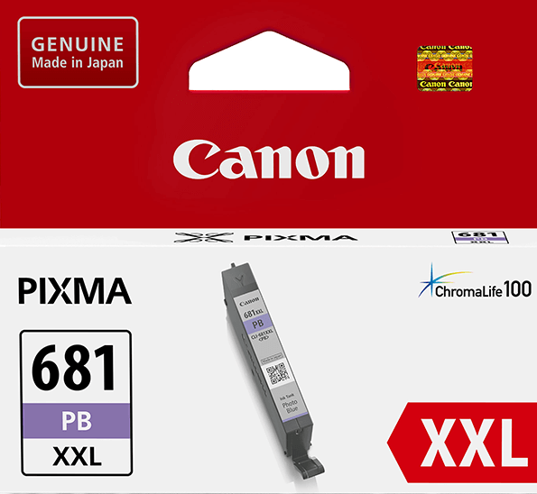 CLI-681XXLPB Canon Extra High Yield Photo Blue Ink