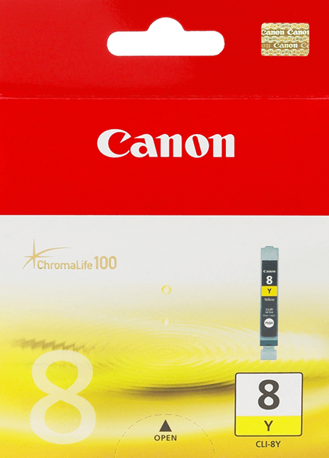 CLI-8Y Canon ChromaLife 100 Yellow Ink