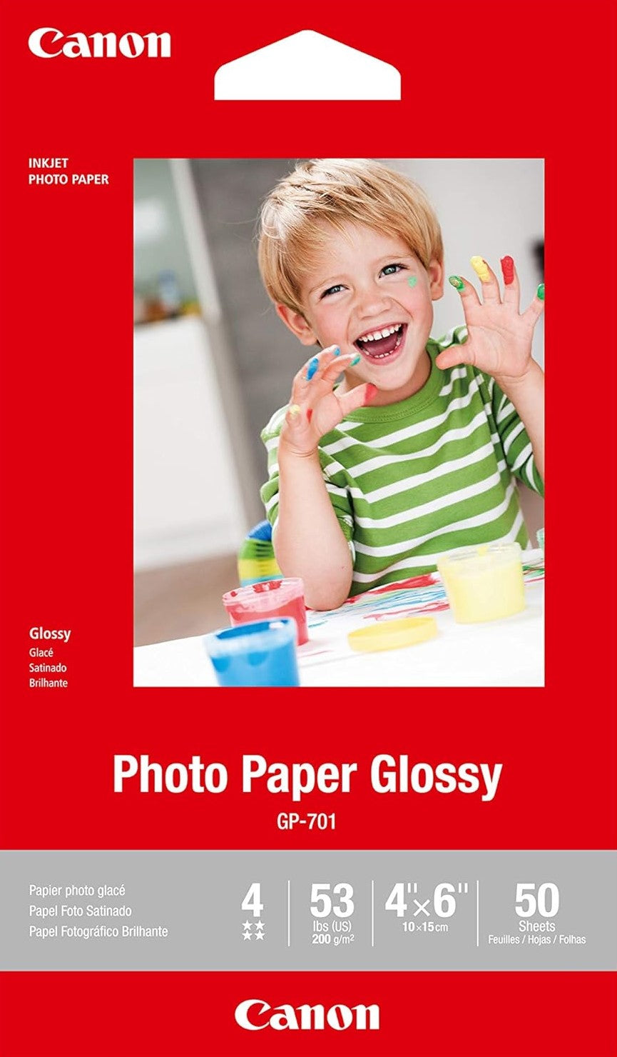 4x6 200gsm Canon Photo Glossy Paper 50 sheets