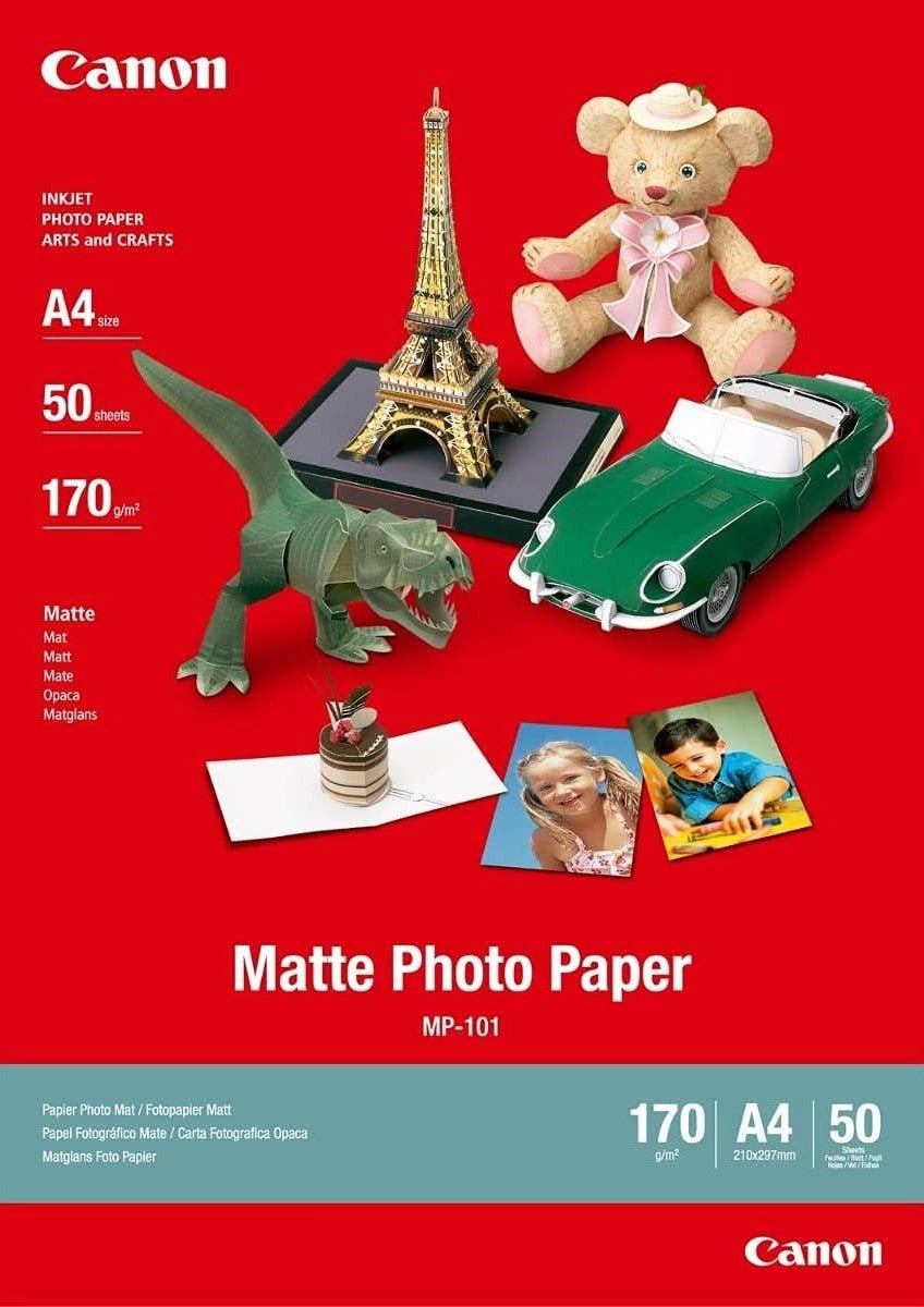 A4 170gsm Canon Matte Photo Paper 50 sheets