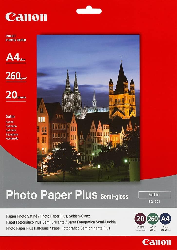 A4 260gsm Canon Photo Paper Semi-gloss 20 sheets