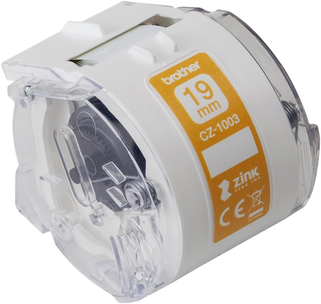 CZ1003 Brother 19mm Printable Roll Cassette