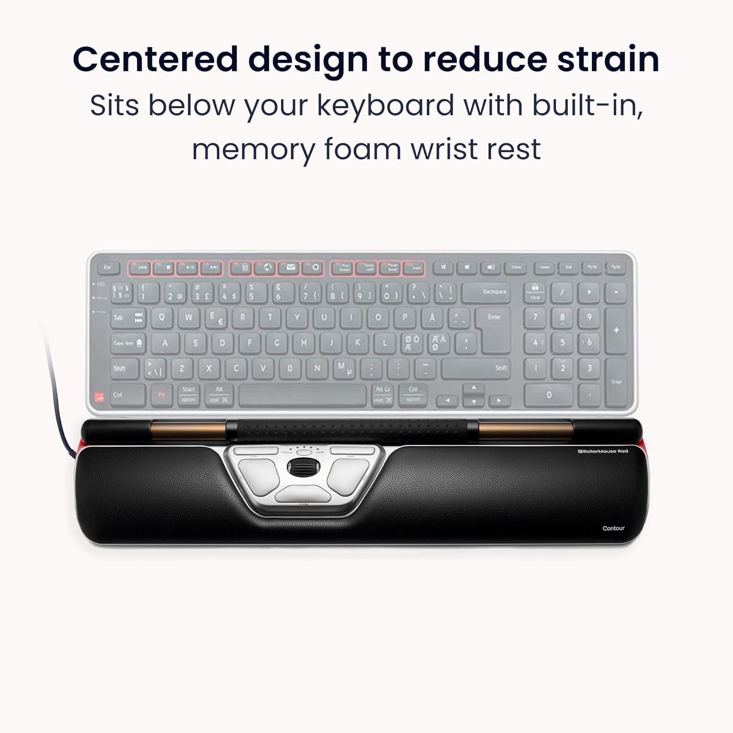 Contour Roller Mouse Red