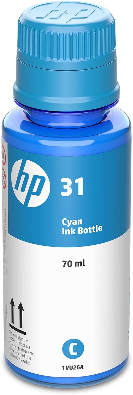 31 HP Cyan Ink Bottle 70ml