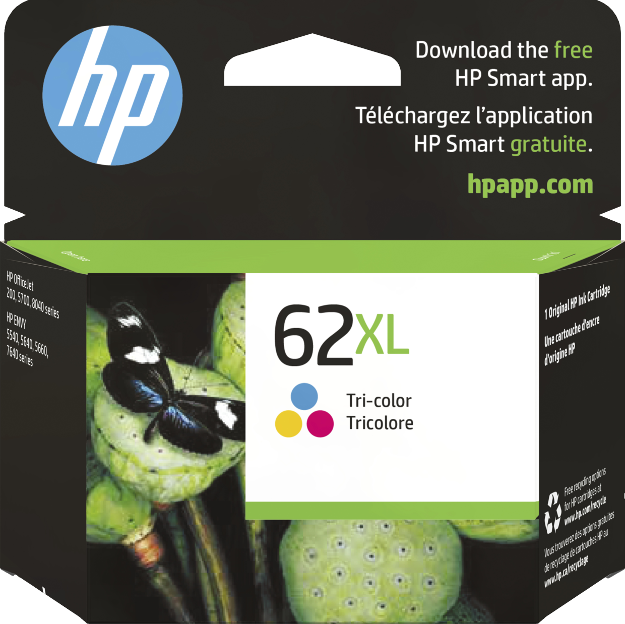 62XL HP High Capacity Colour Cartridge