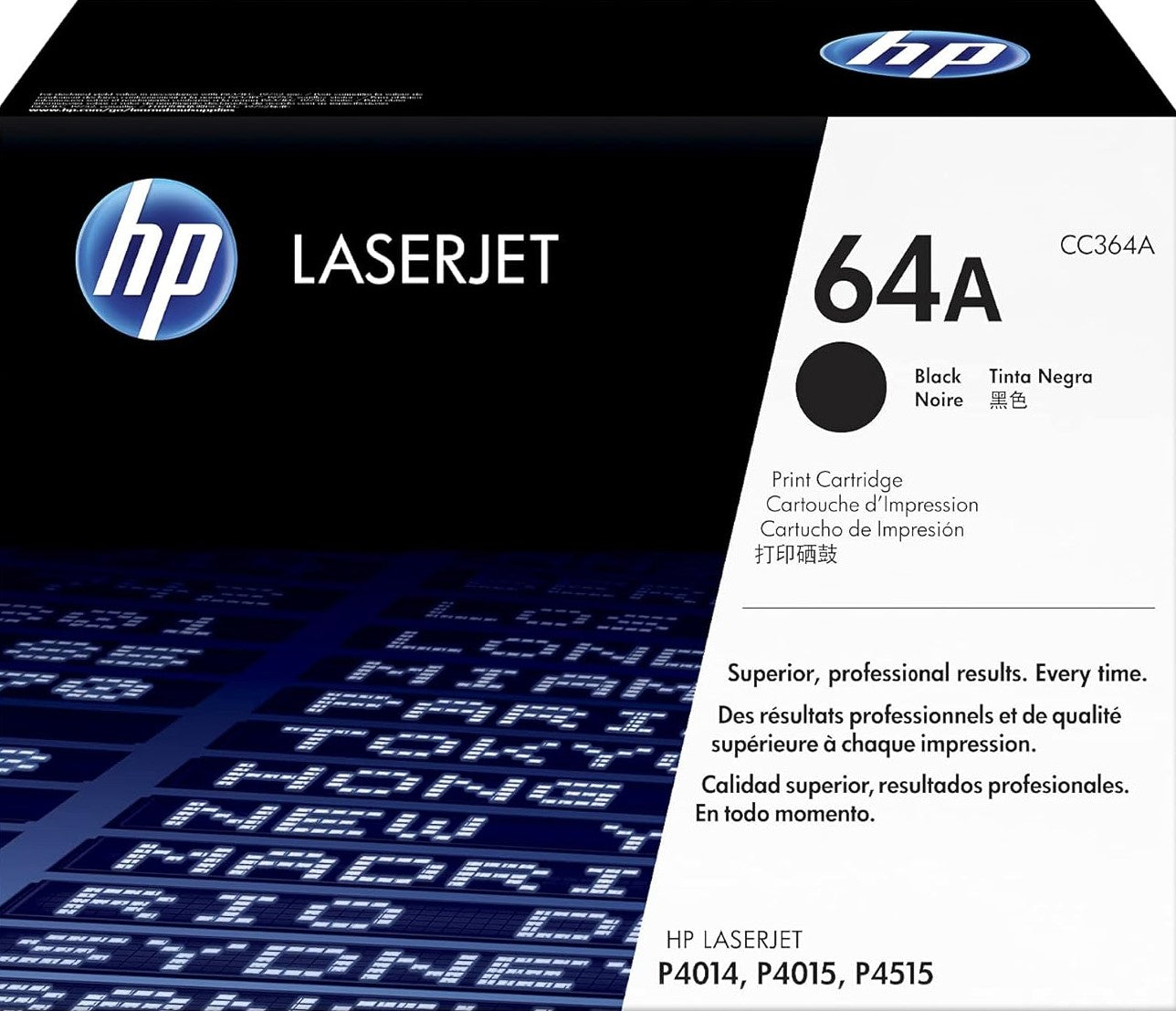 Genuine 64A HP Black Toner (CC364A)