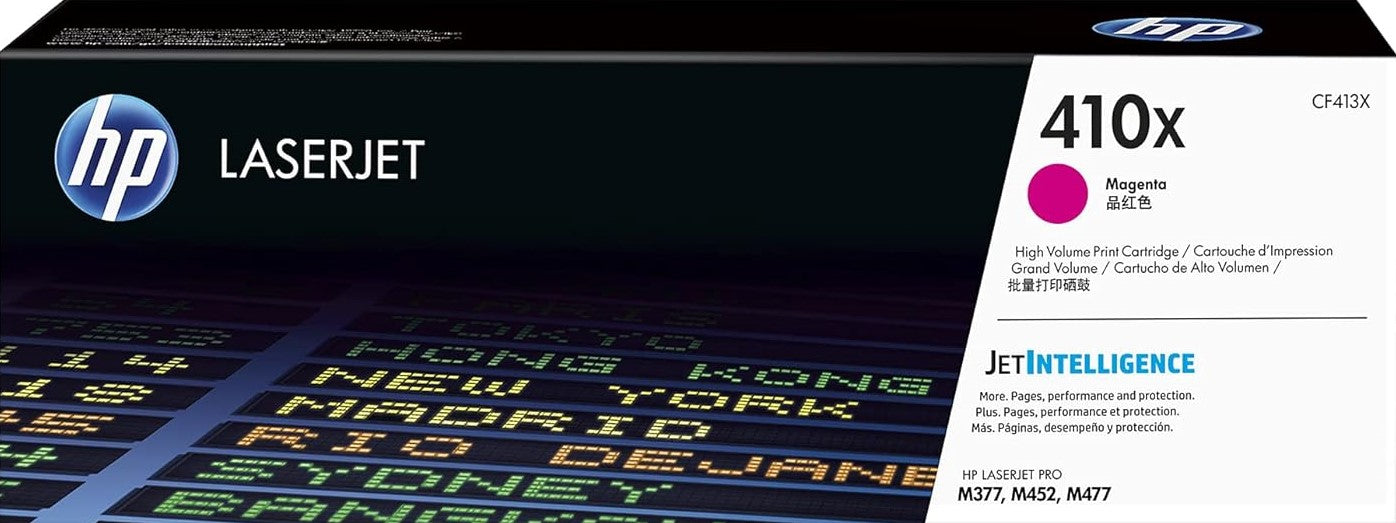 Genuine 410X HP High Yield Magenta Toner (CF413X)