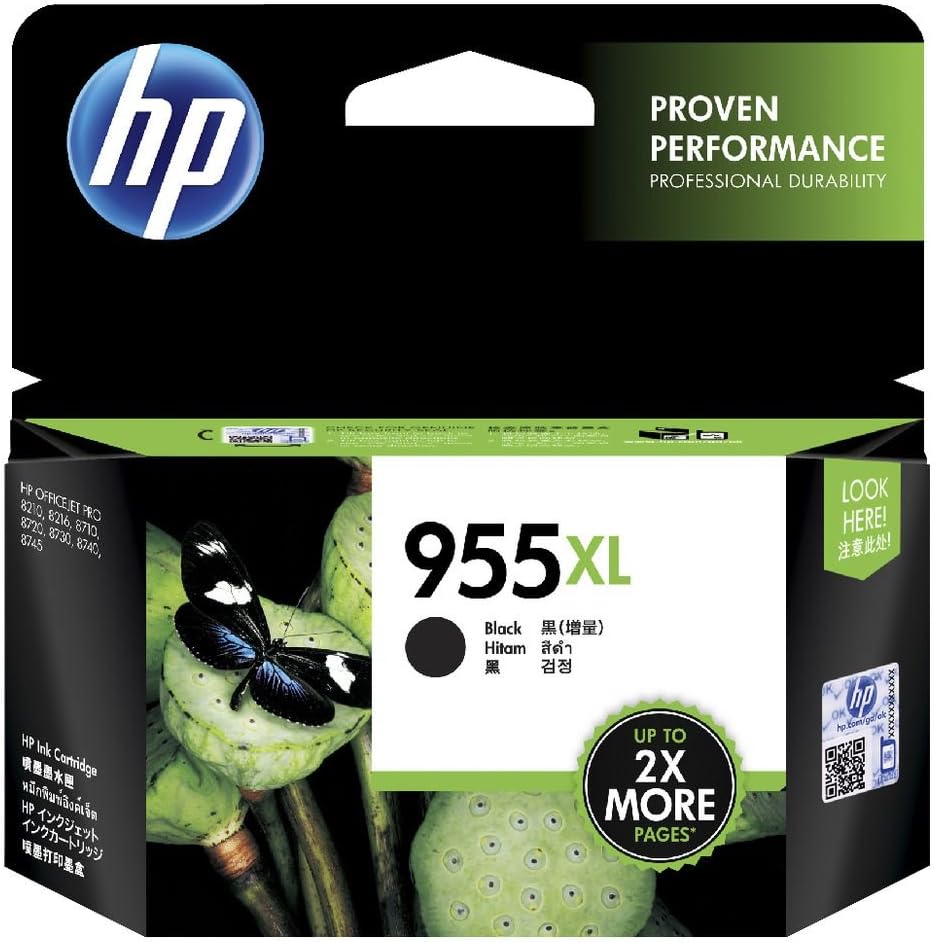 955XL HP Black Hi Capacity Ink Cartridge