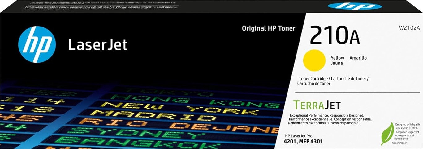 Genuine 210A HP Yellow Toner (W2102A)