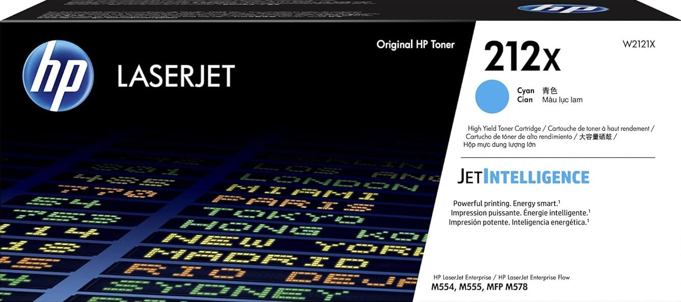212X HP High Yield Cyan Toner (W2121X)