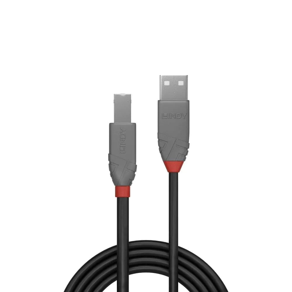 Lindy 2m USB-A 2.0 to USB-B Cable