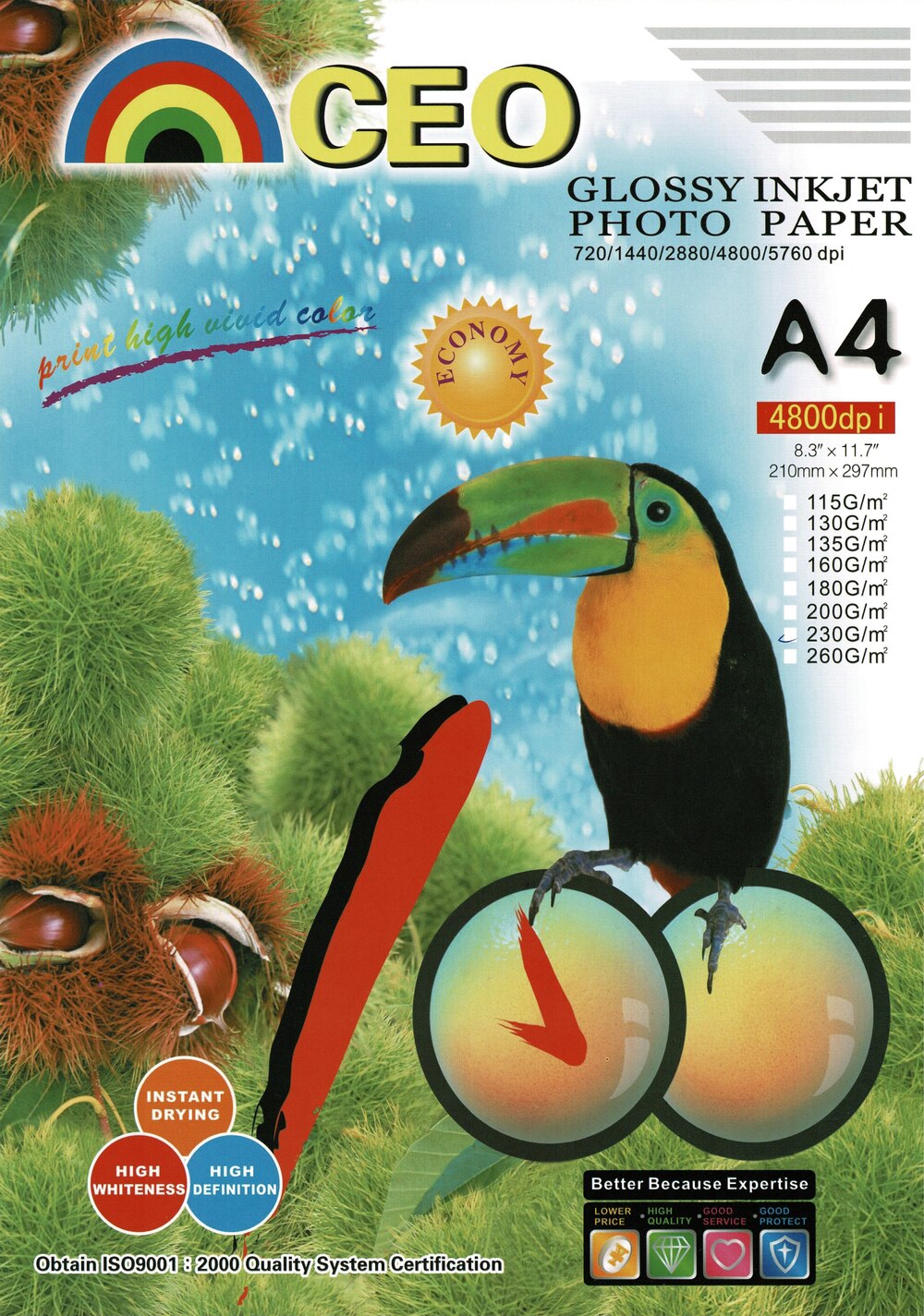 A4 230gsm Glossy Photo Paper 20 Sheets