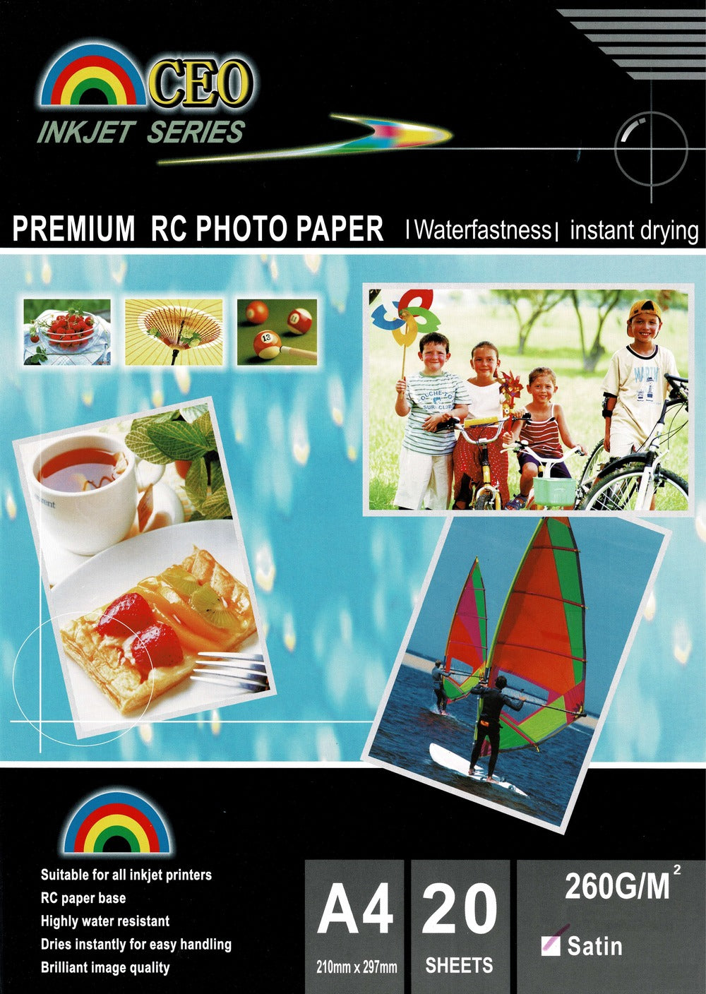 A4 260gsm Satin Photo Paper 20 sheets